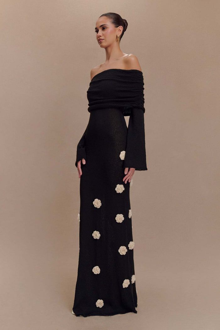 Nysa Maxi Dress - Black