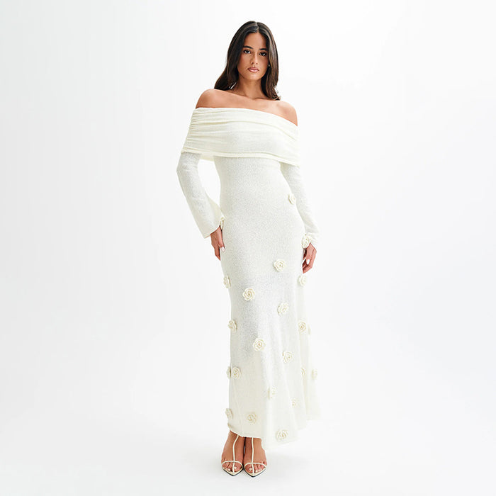 Nysa Maxi Dress - White