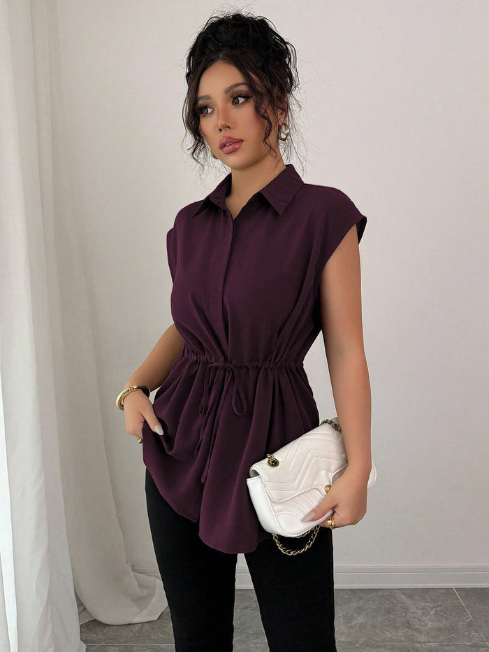 Olyra Top - Maroon
