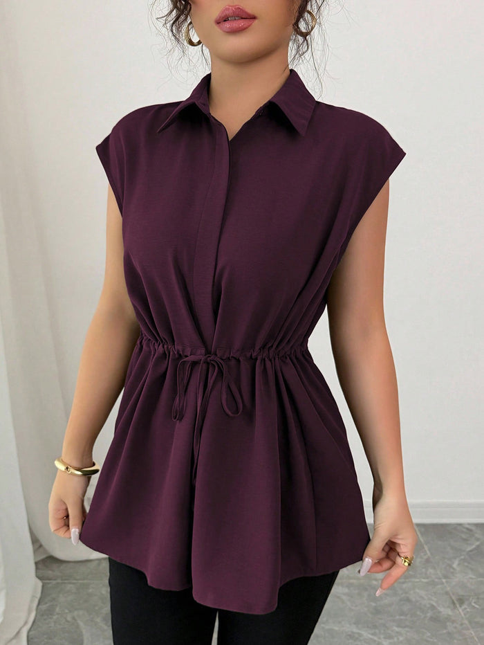 Olyra Top - Maroon