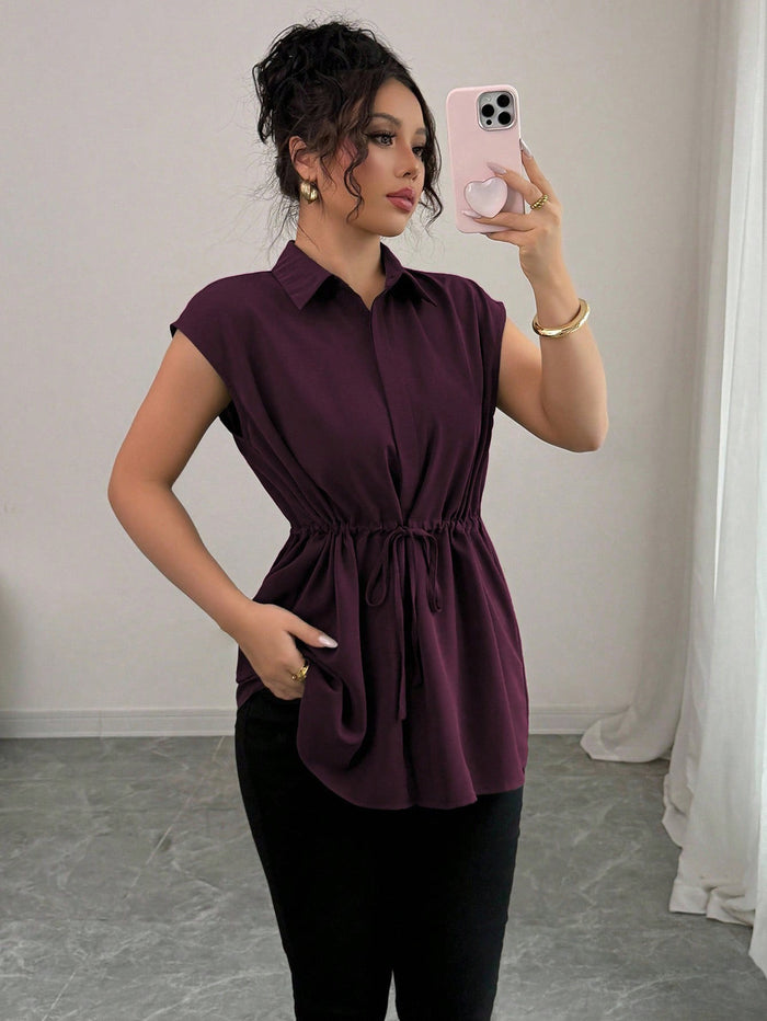 Olyra Top - Maroon