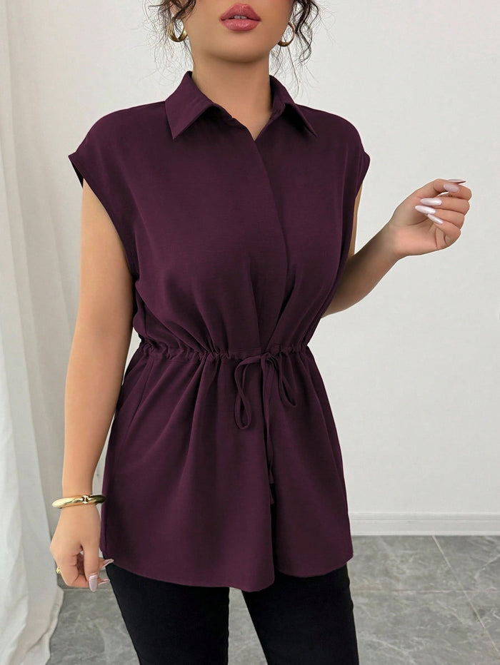 Olyra Top - Maroon