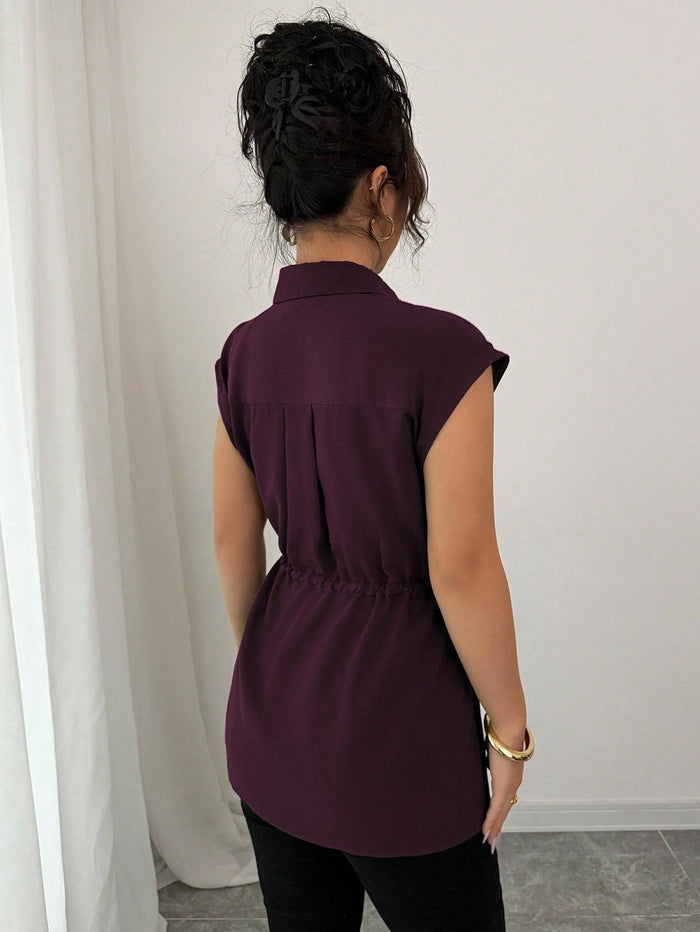 Olyra Top - Maroon