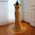 On Sale no return no refundSale Deep-V Sexy Mermaid Tulle Evening Dresses LA6511 - SERENE HILL