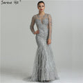 On Sale no return no refundSale Dubai Designer CUT-OUT Sexy Evening Dresses Mermaid Tulle LA6407 - SERENE HILL