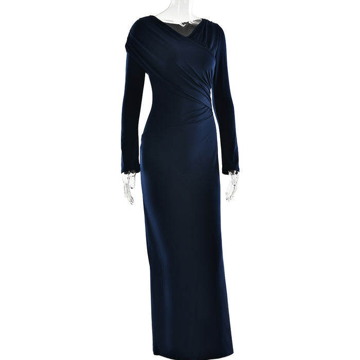 Orlena Maxi Dress - Navy Blue