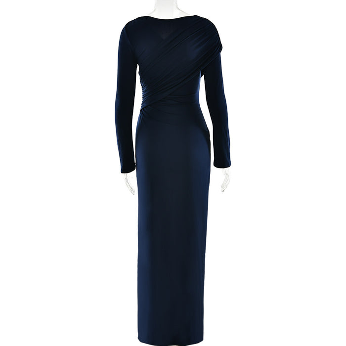 Orlena Maxi Dress - Navy Blue