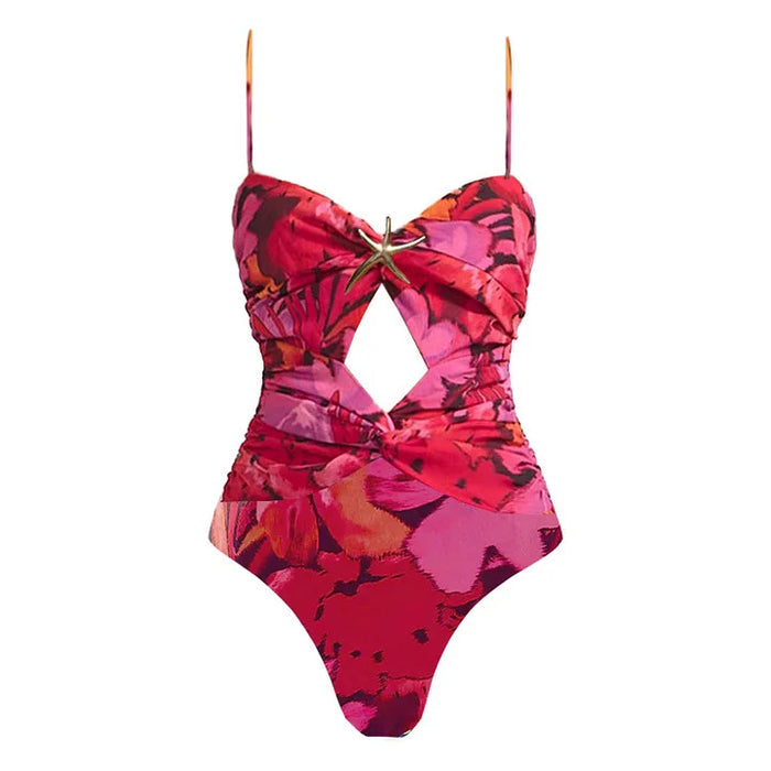 Palm Kiss  Swimsuit - Pink