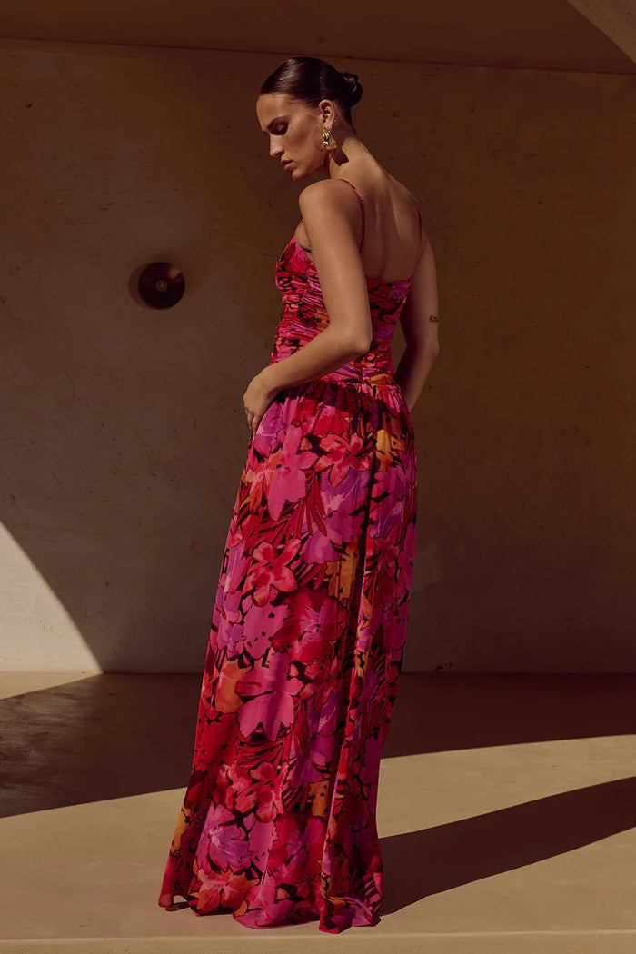 Palm Kiss Swimsuit Skirt - Pink