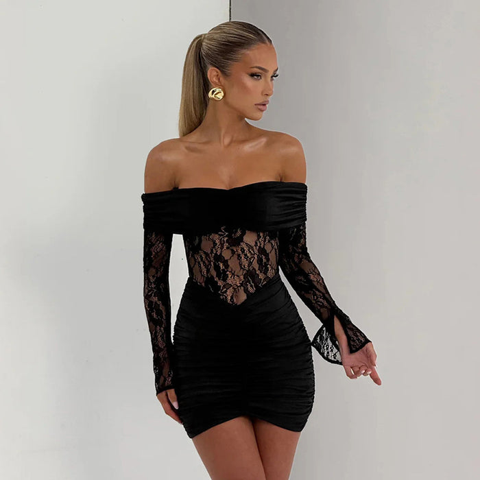 Pathy Mini Dress - Black