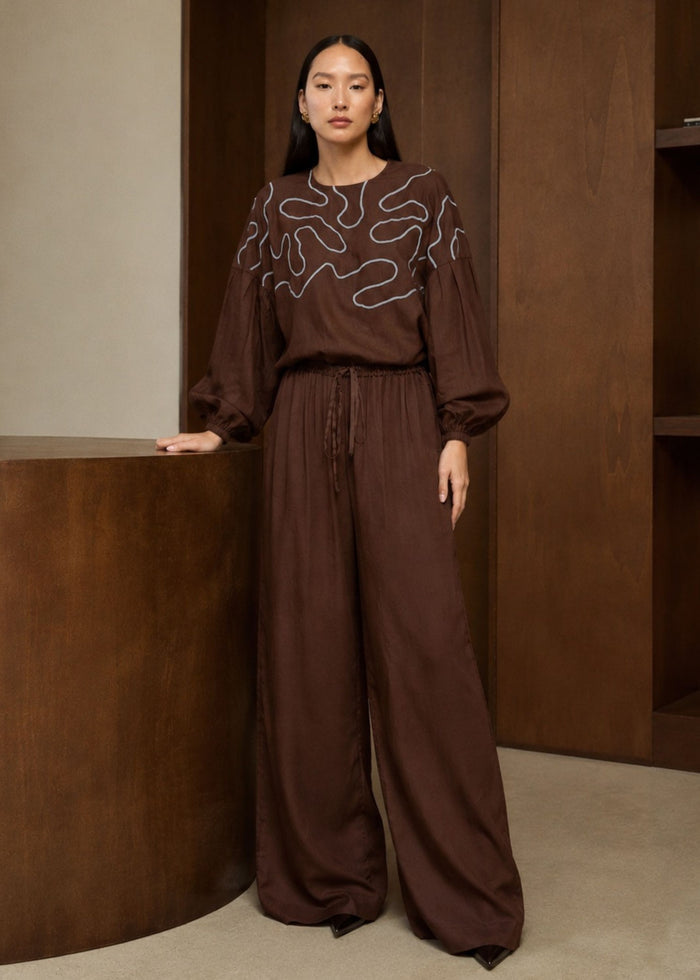 Piper Top | Chocolate