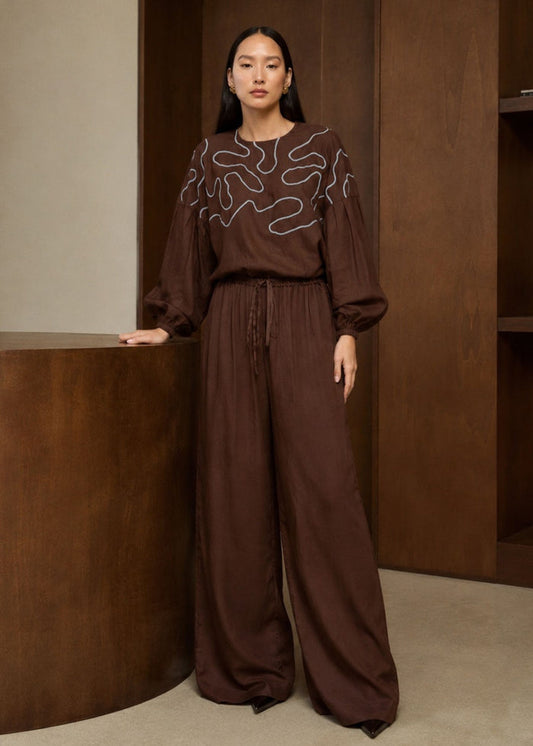 Piper Top | Chocolate