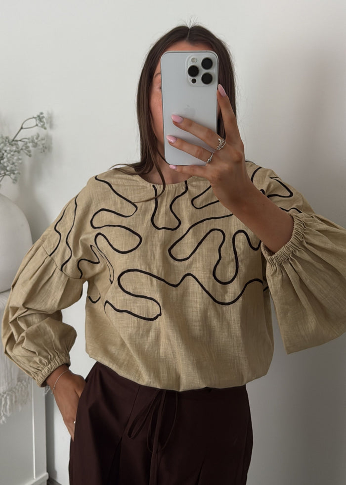Piper Top | Stone