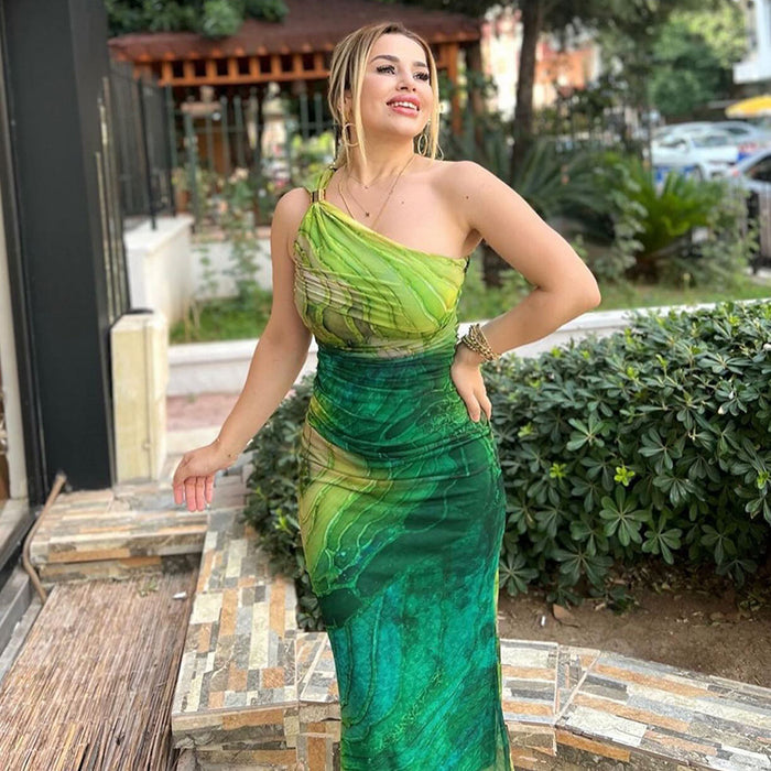 Rean Maxi Dress - Green