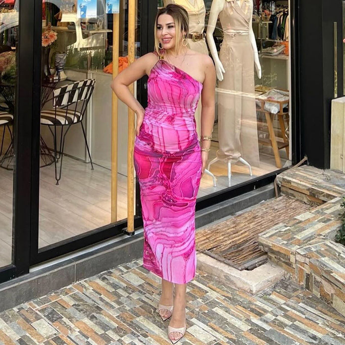 Rean Maxi Dress - Pink