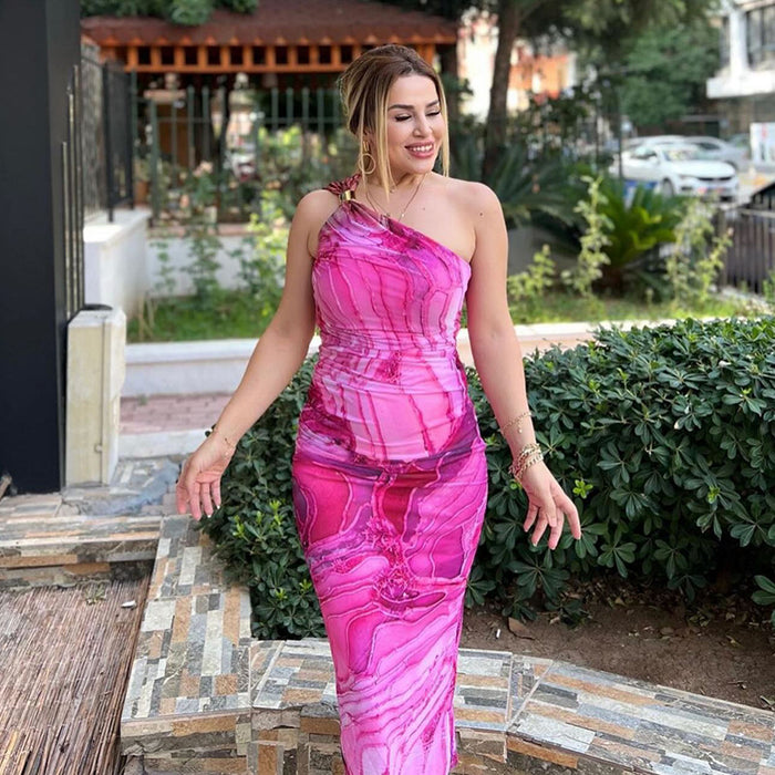 Rean Maxi Dress - Pink
