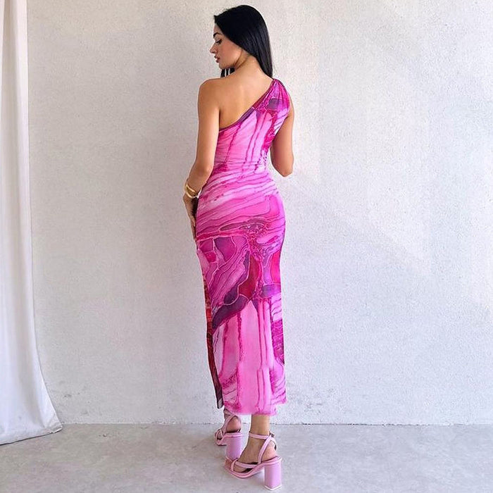 Rean Maxi Dress - Pink