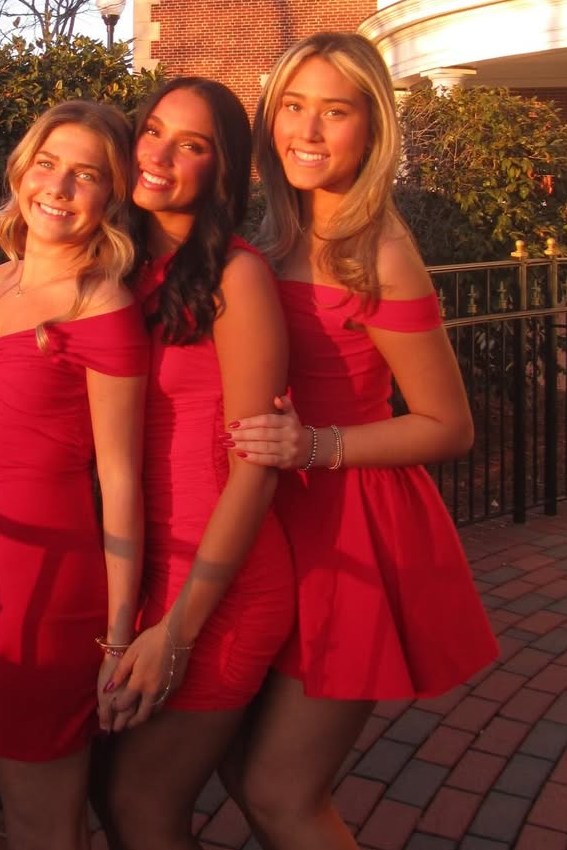 Red Off-Shoulder A-Line Satin Empire-Waist Short Homecoming Dress
