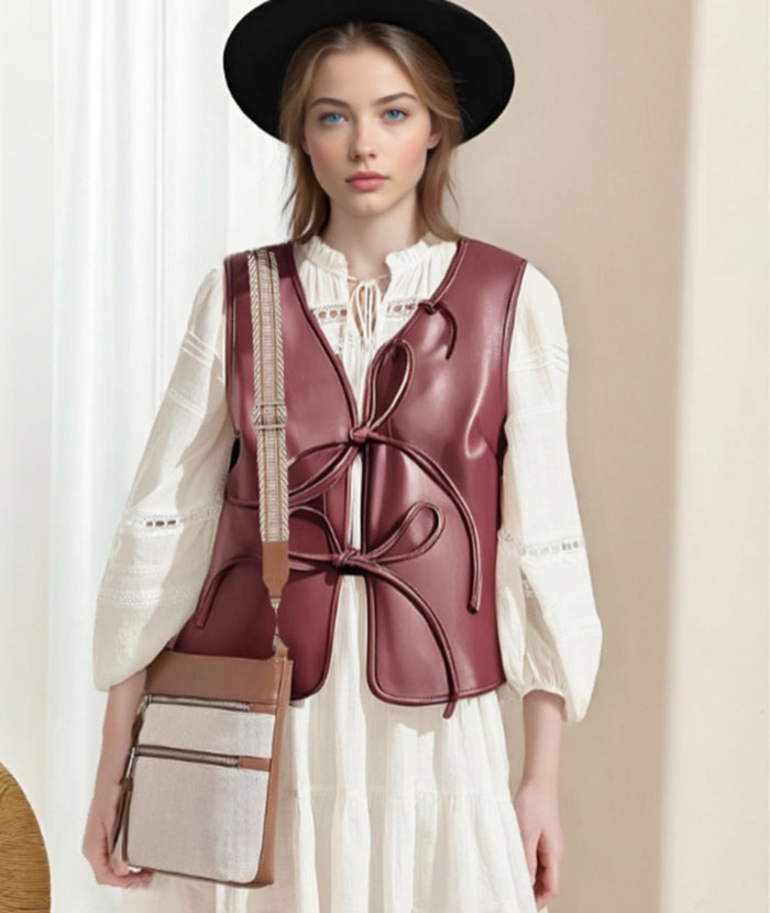 Rosetta Top - Maroon