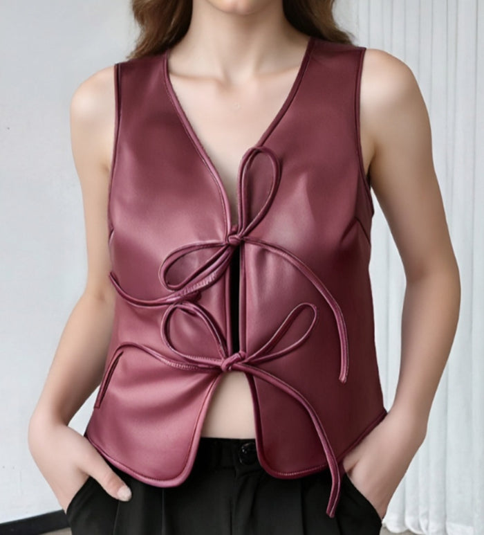Rosetta Top - Maroon