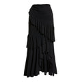 Rosy Swimsuit Wrap Skirt - Black