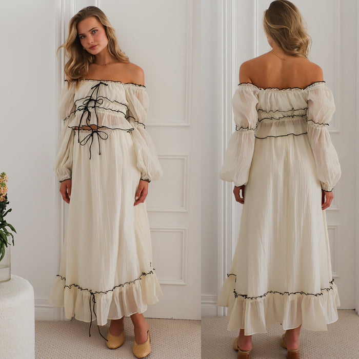 Samaira Co ord Set - Apricot