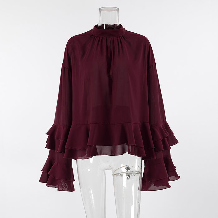 Sansa Top - Maroon