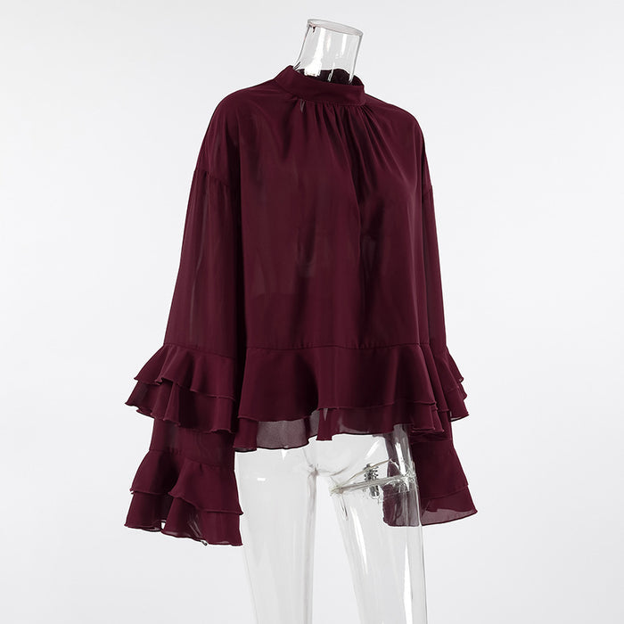 Sansa Top - Maroon