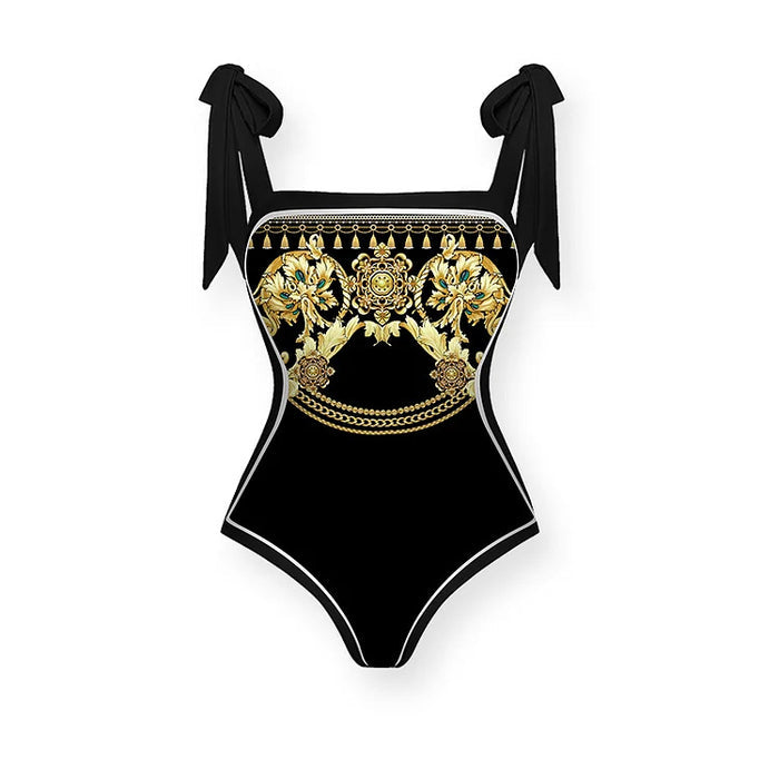 Santorini Island Swimsuit - Black