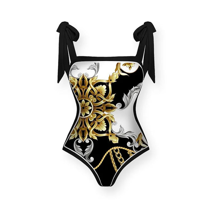 Santorini Island Swimsuit - Black