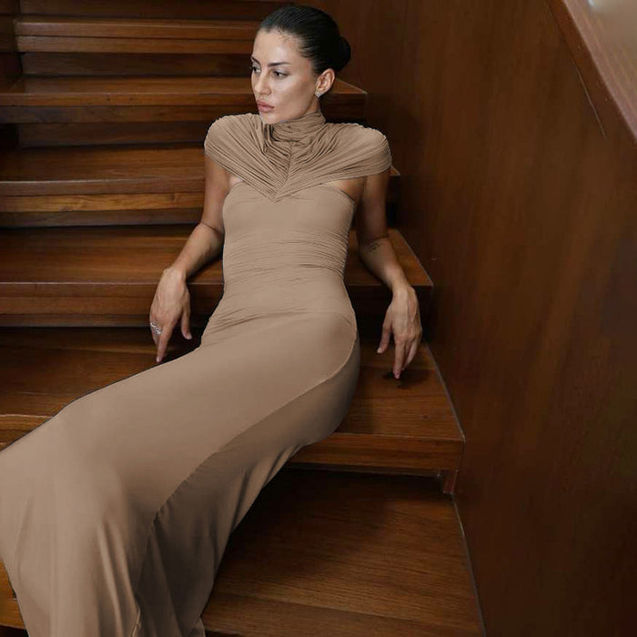 Sarafya Maxi Dress - Khaki