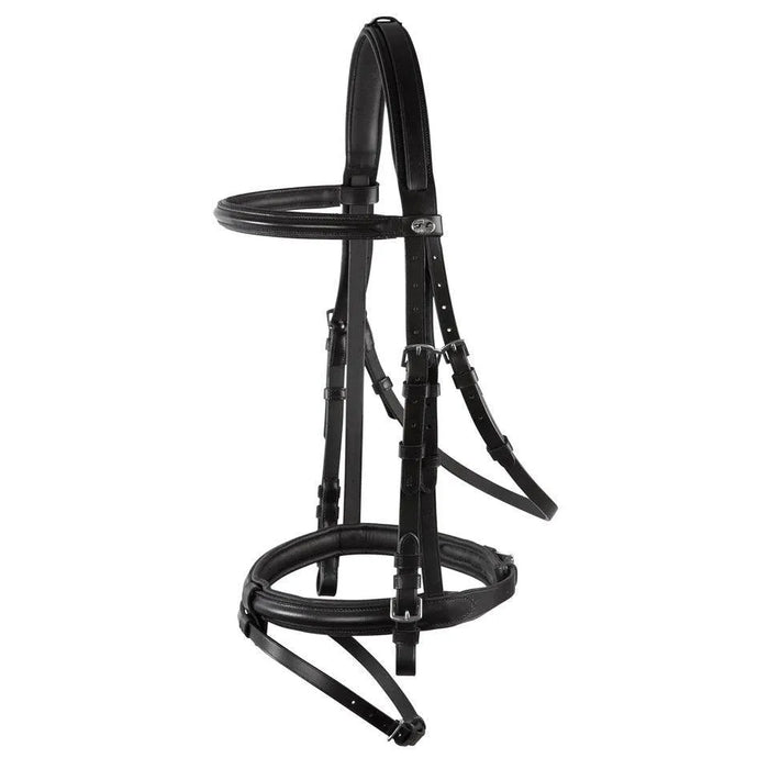 Schockemohle Bremen Wide Neo Line Bridle - Black - Cob