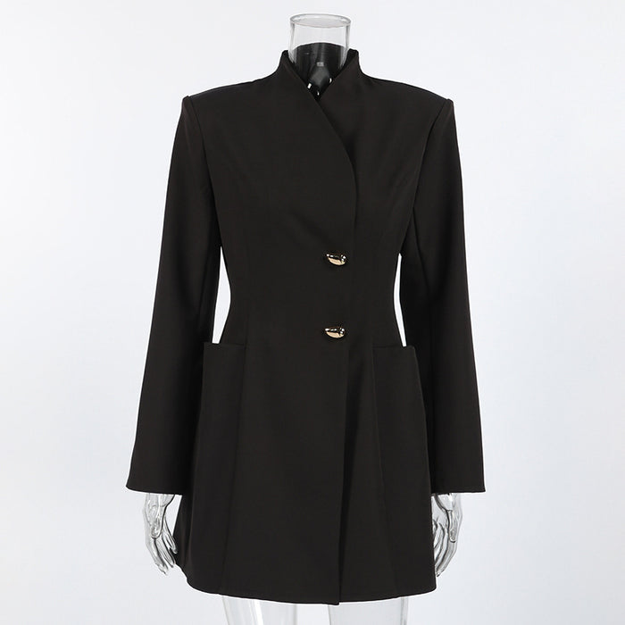 Senira Blazer Dress - Black