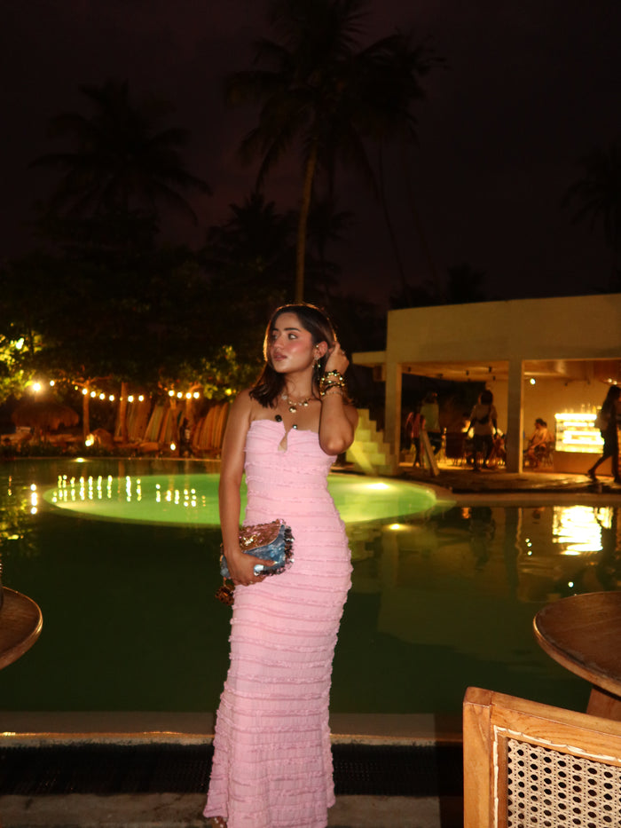 Serena Maxi Dress - Pink