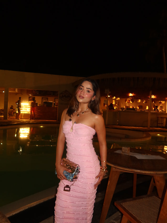 Serena Maxi Dress - Pink