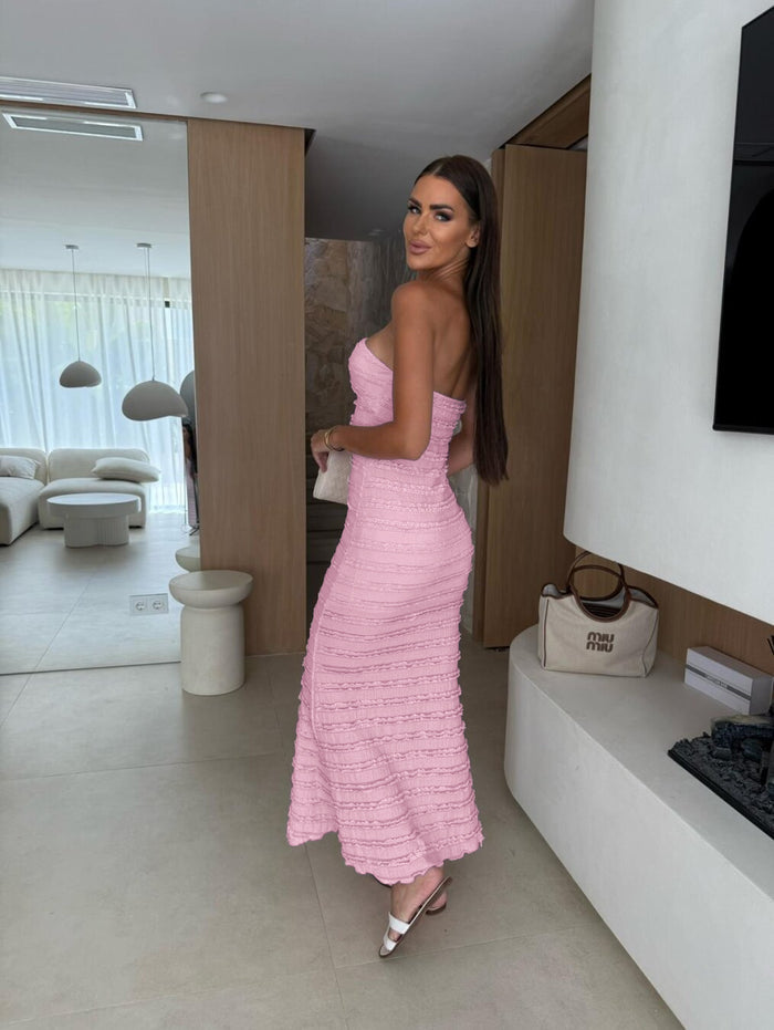 Serena Maxi Dress - Pink