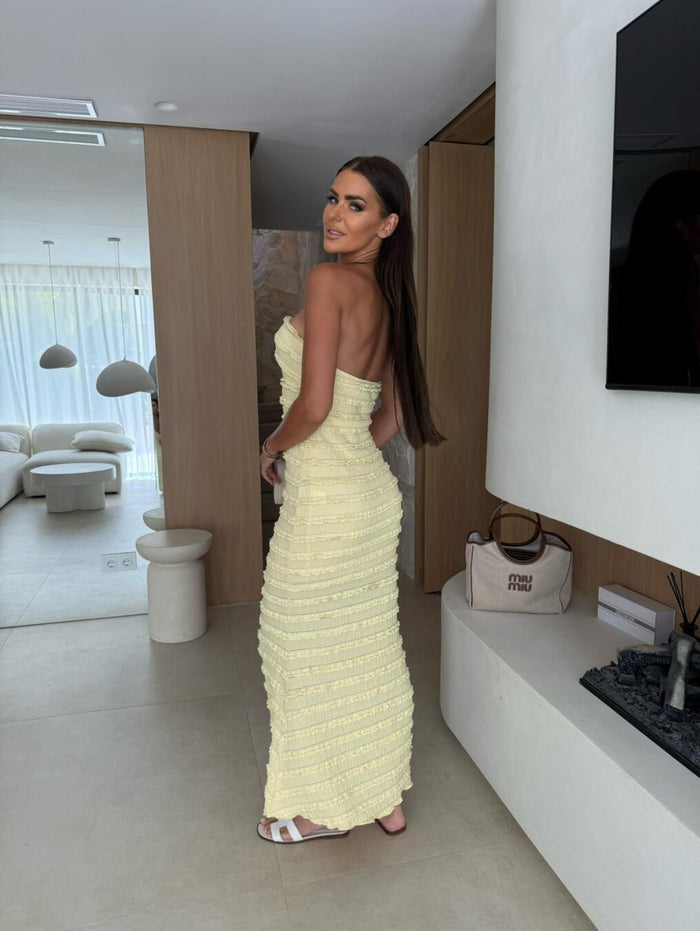 Serena Maxi Dress - Yellow