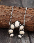 Simple White Squash Necklace