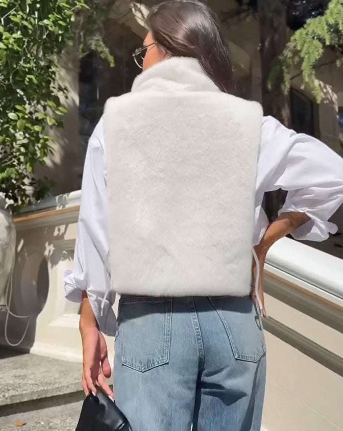 Sombra Jacket Top - White