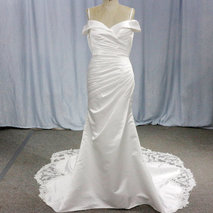 Spaghetti Straps Sweetheart Neckline Mermaid Wedding Dresses - Rosymae