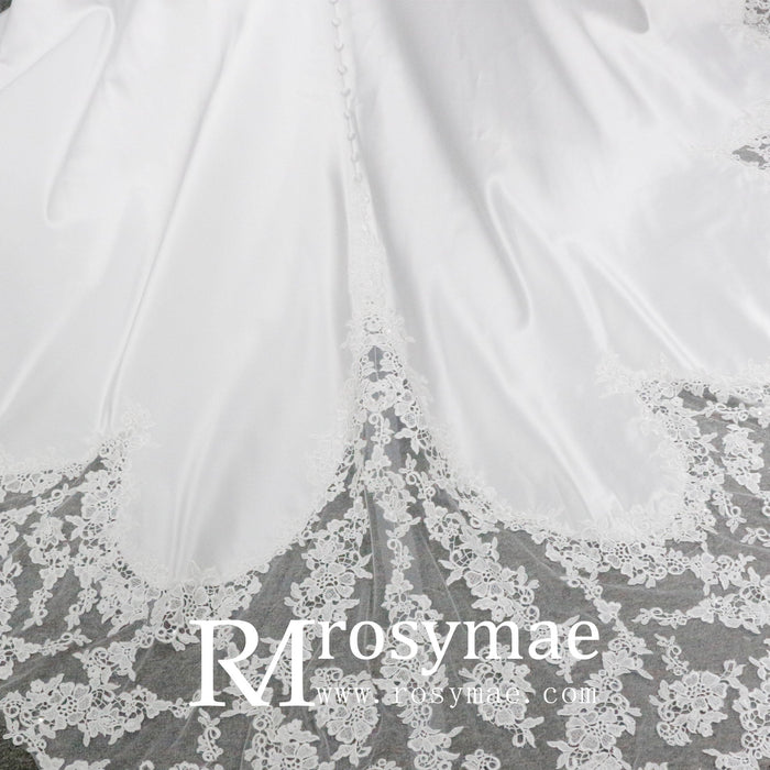 Spaghetti Straps Sweetheart Neckline Mermaid Wedding Dresses - Rosymae