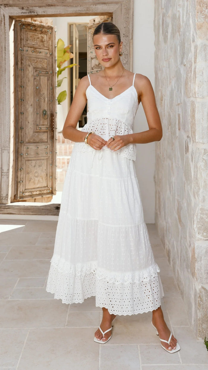 Suri Co ord Set - White