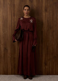 Thea Maxi | Burgundy