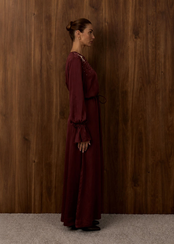 Thea Maxi | Burgundy