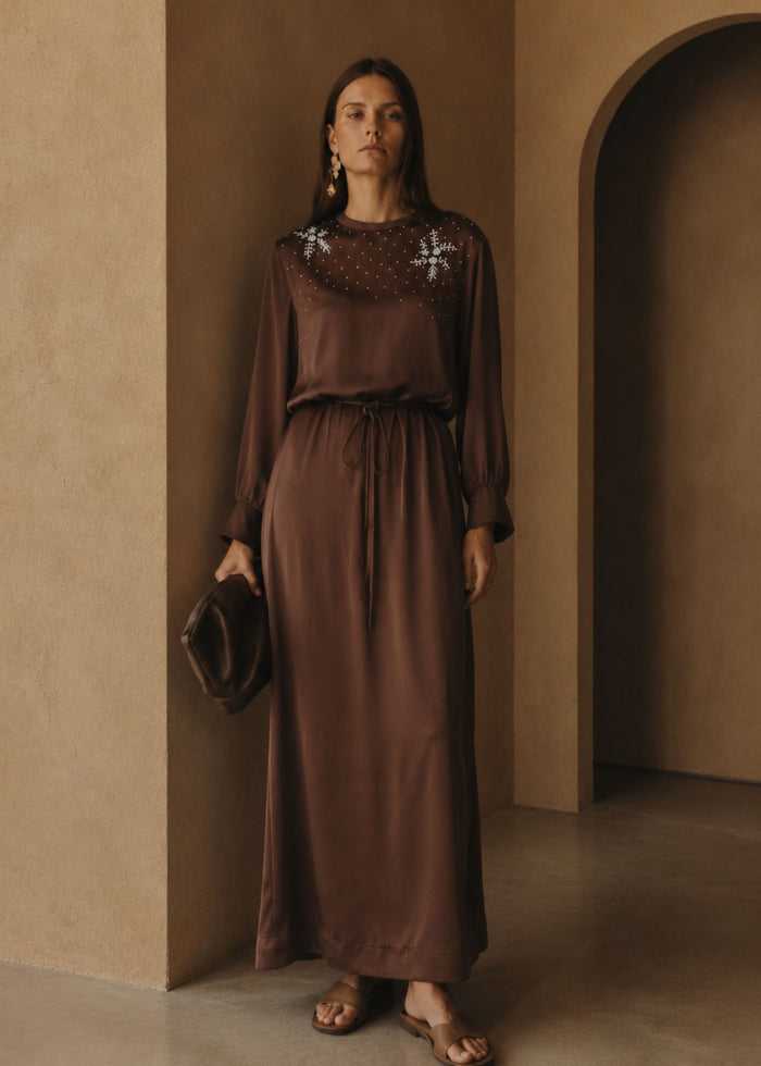 Thea Maxi | Chocolate