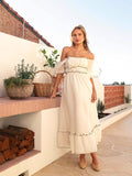 Tiana Maxi Dress - Apricot
