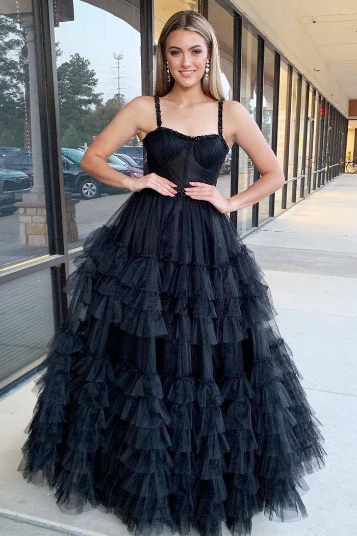 Black / Custom Size / Tulle