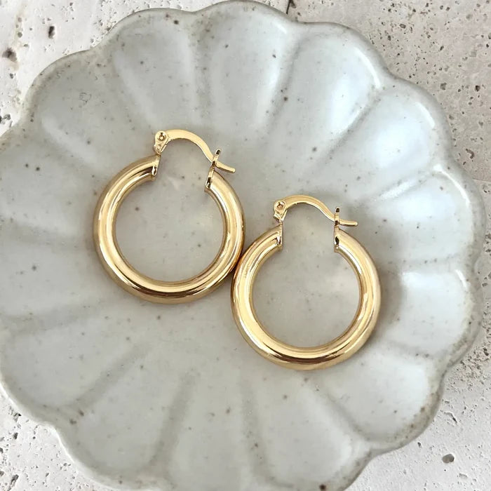 TL JA Thick Hoop Earrings