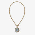 TL JLP Vintage Blue Moonstone Pendant Necklace