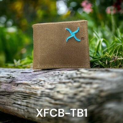 Twisted X Distressed Leather Wallet